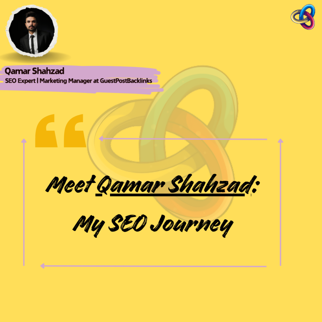 Qamar Shahzad sharing his SEO journey and digital marketing insights